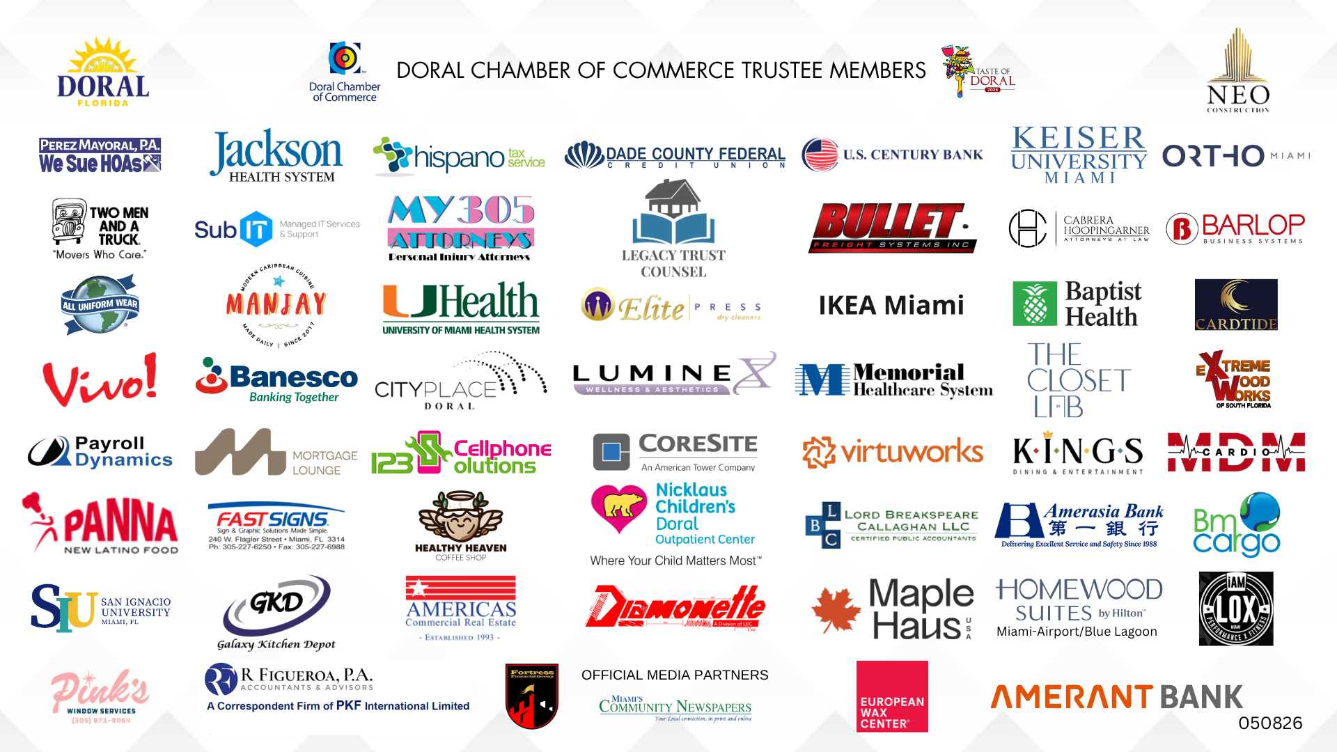 Doral Chamber Trustee Banner 050826 Doral Chamber Trustee Banner 050826